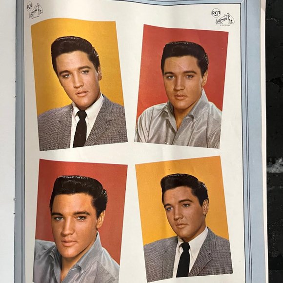 Elvis Presley Golden Hits Folio-1963-Elvis Presley Includes Giant Size Pin-Up - Picture 5 of 12